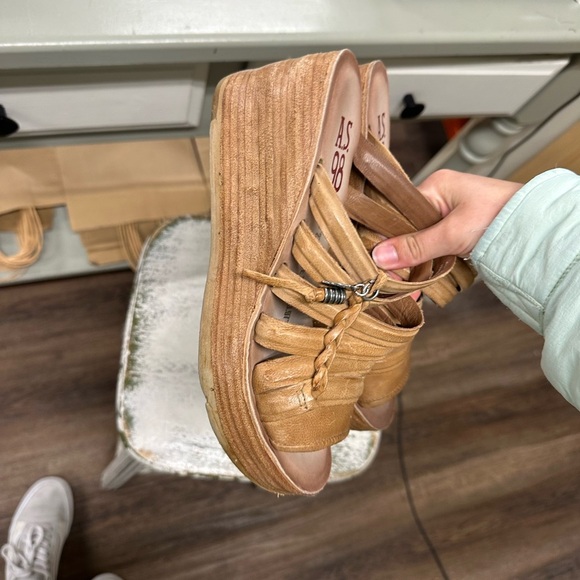 A.S.98 Nicolls wedge heel sandal - Picture 4 of 8